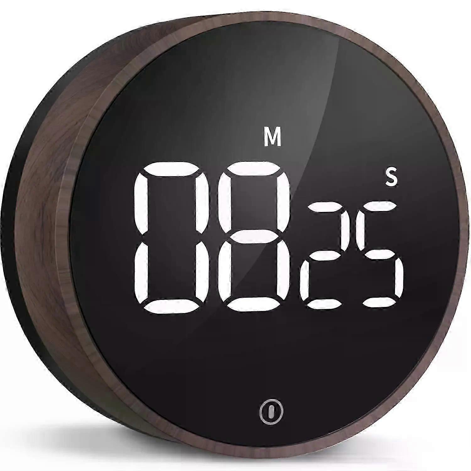 Kitchen Timer: Digital countdown magnetic egg timer with always-on function, suitable for cooking and classroom use. Quiet operation, suitable for chi