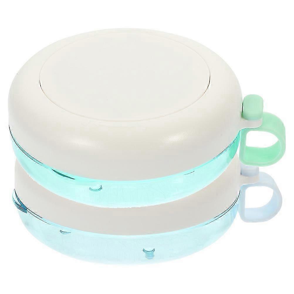 Retainer Case Aligner Cases for Denture Storage with 2Pcs Portable Holders