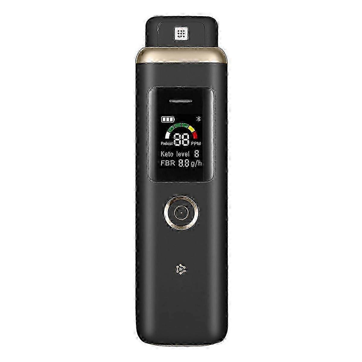 Professional Ketone Breath Analyzer High Accuracy Black