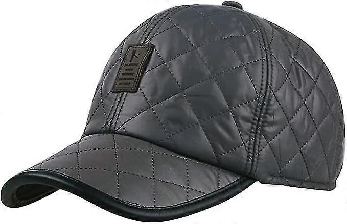 Baseball Cap With Ear Caps