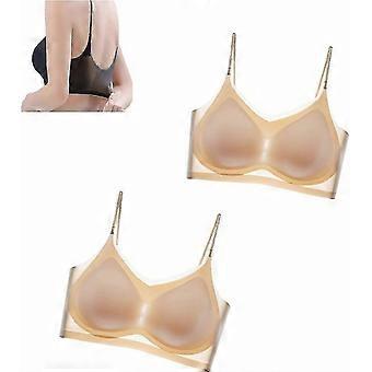 Ultra Thin Breathable Seamless Ice Silk Bra for Women, Plus Size 2 Pcs - CHUNC