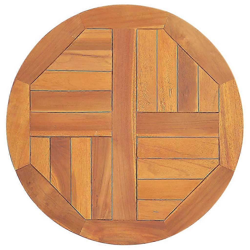 Table Top Solid Teak Wood Round 2.5 Cm 50 Dining Tables