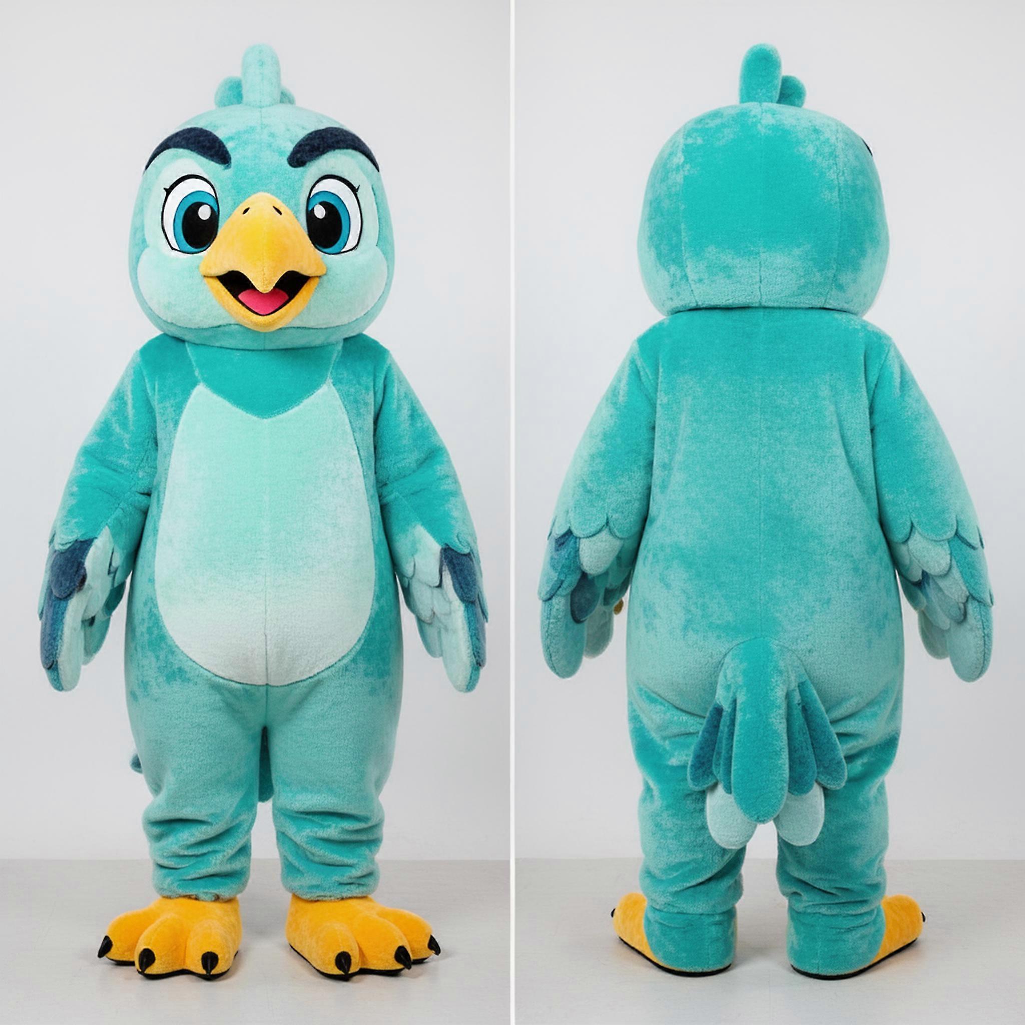 MASTICOT Turquoise Soaring Hawk Mascot