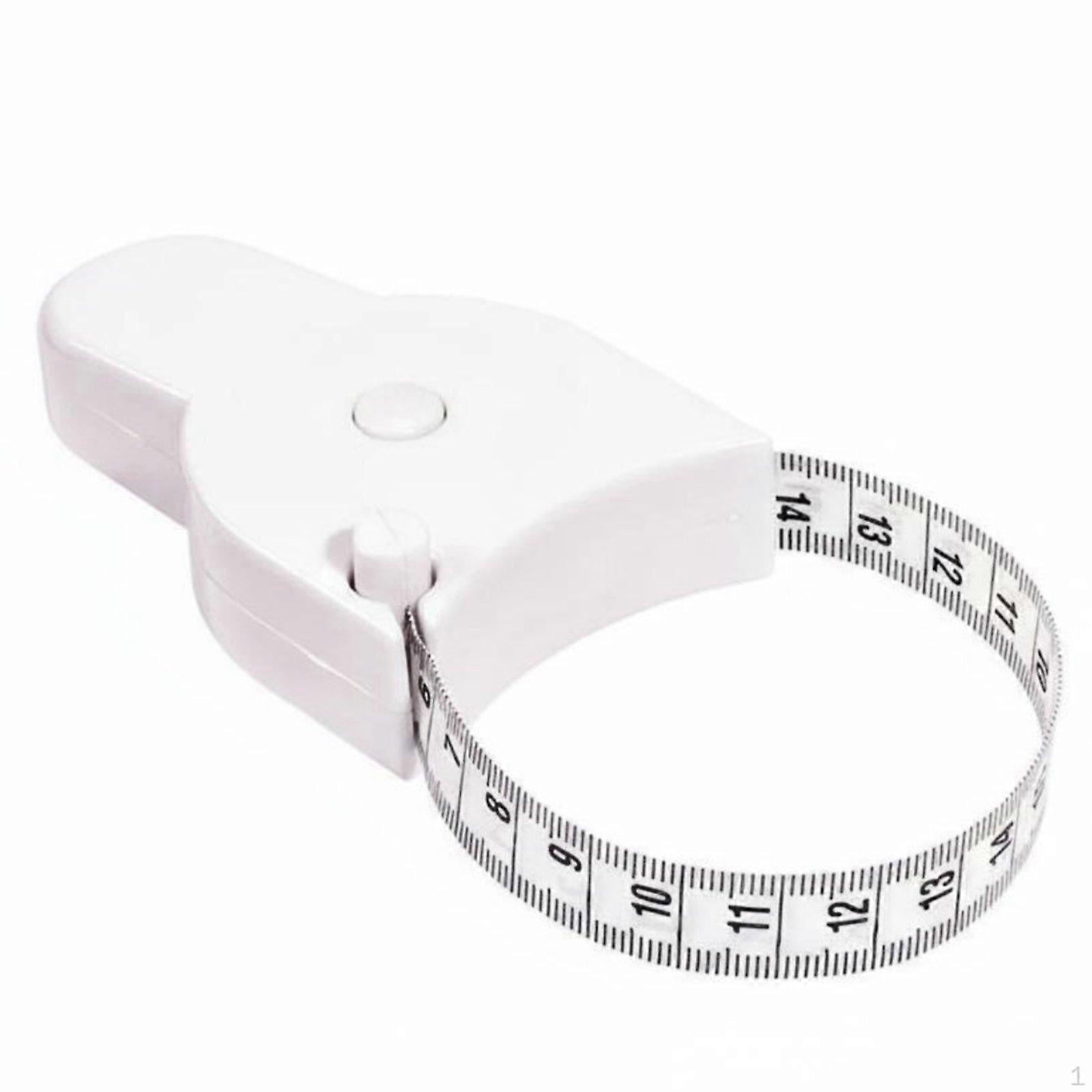 Retractable Body Tape Measure Push-Button Retraction Circumference Ruler
