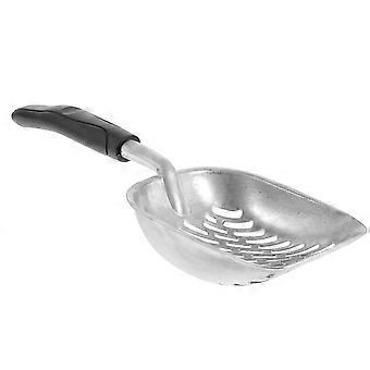 Hul aluminiumslegering kæledyrsgrusske til rengøring af katte 1 stk.