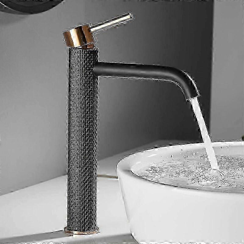 Single handle faucet for basin with mixer function