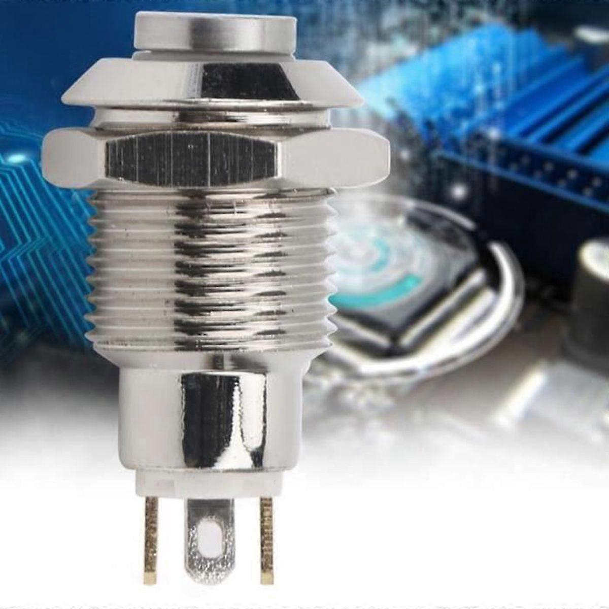 reset metal button switch Waterproof reset type metal button switch