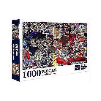 One Piece - - 70 x 50 cm - ab 14 Jahren - Puzzle aus 1000 Teilen - Gedulds- und Besinnungsspiel - Querformat - Netzbild - Dekoration
