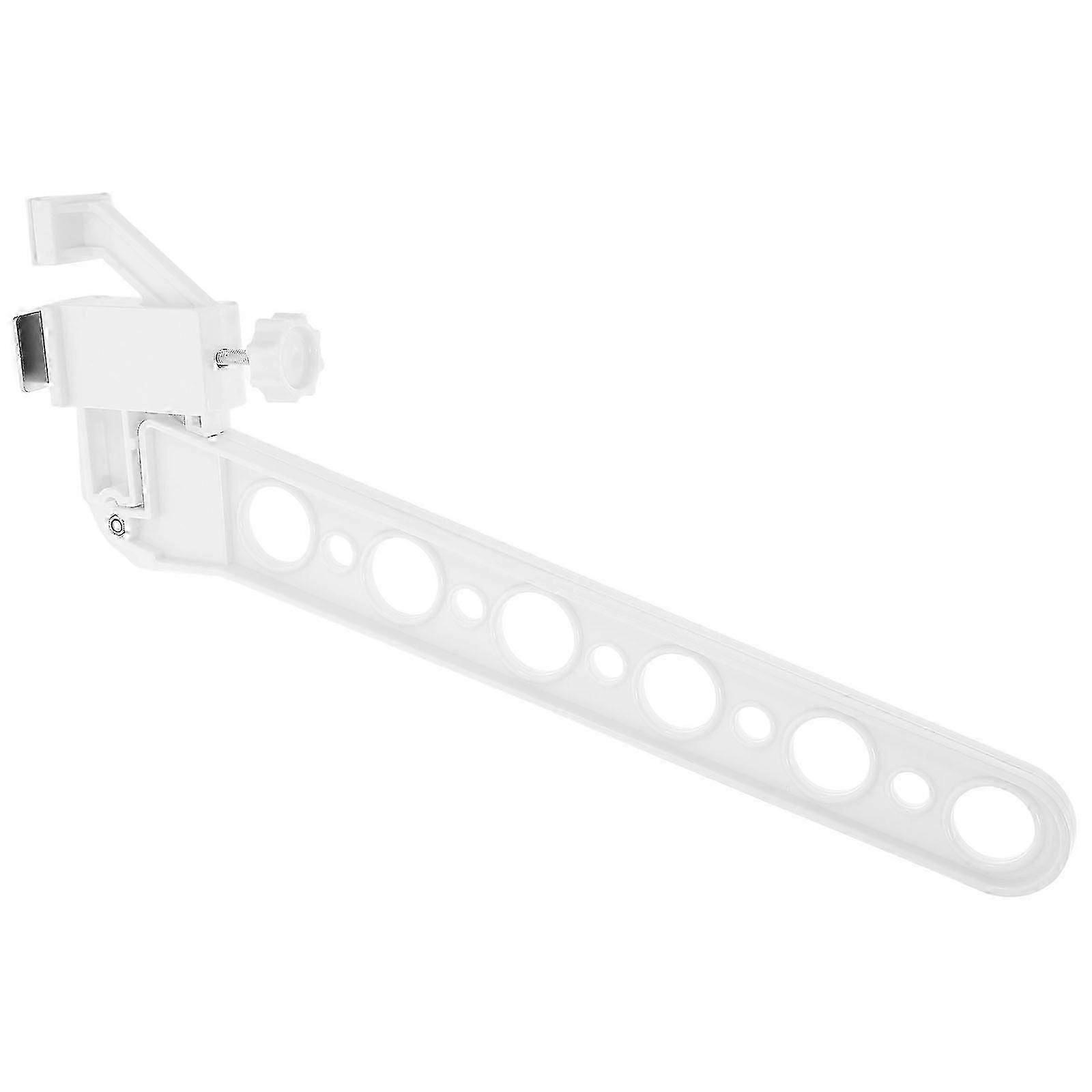 Clothes Drying Rack for Window Frame with Clip On Multi Hole Hangers