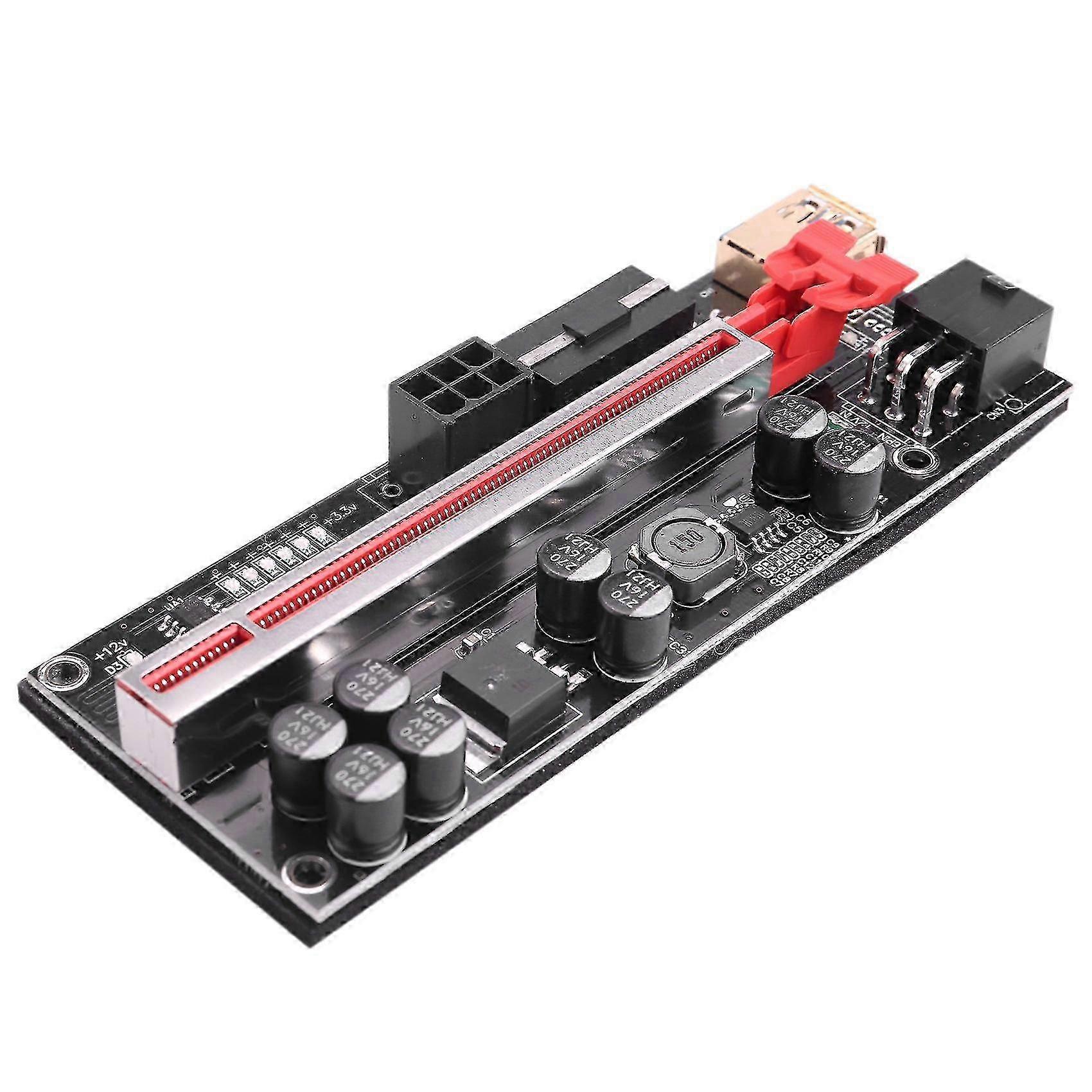 USB3.0 PCIe Riser Card With 6-Pin Power