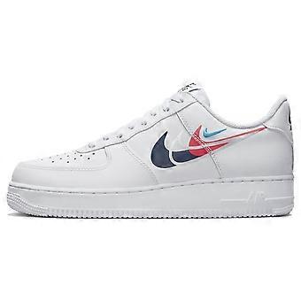 Nike Air Force 1 Low '07 Quadruple Swoosh White Navy Crimson FJ4226-100
