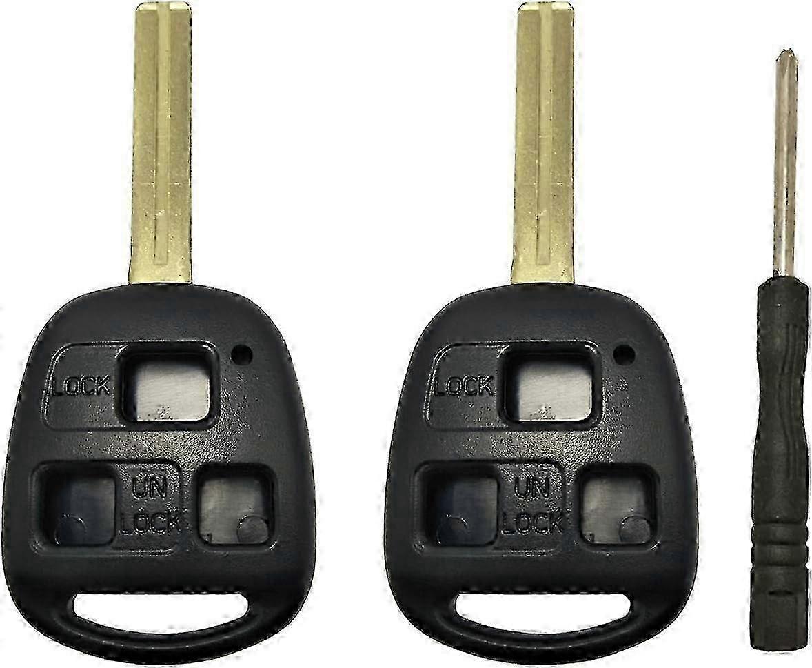 Lexus Key Fob Shell 2 Pack ABS