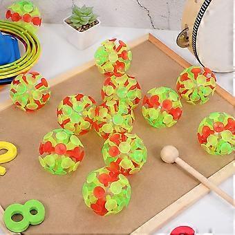 Sucker Ball Toy Toyvian for Children Play 12Pcs Multicolor Set