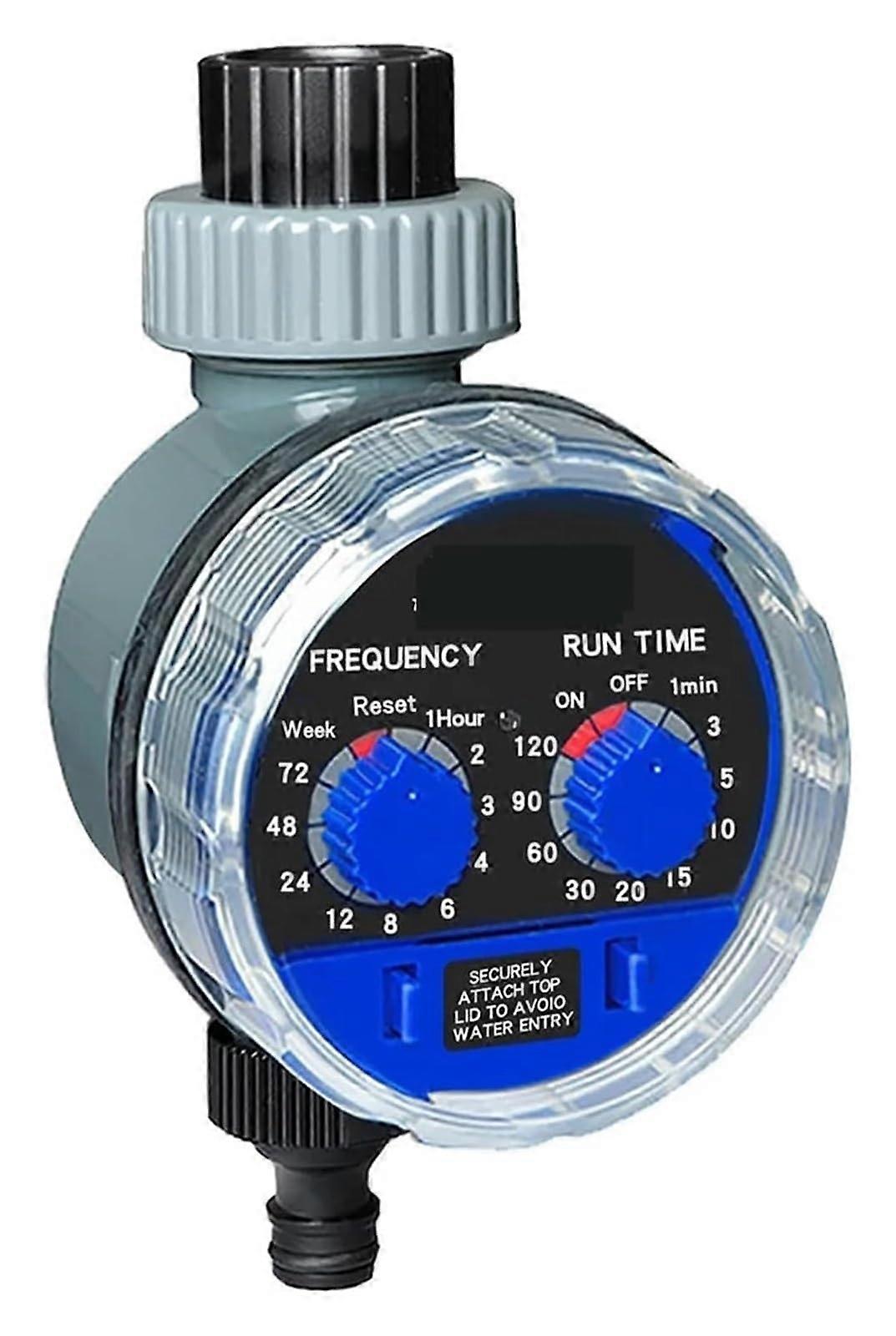 Garden Water Timer Automatic Irrigation Controller with Rain Delay Mode and Manual Override Control