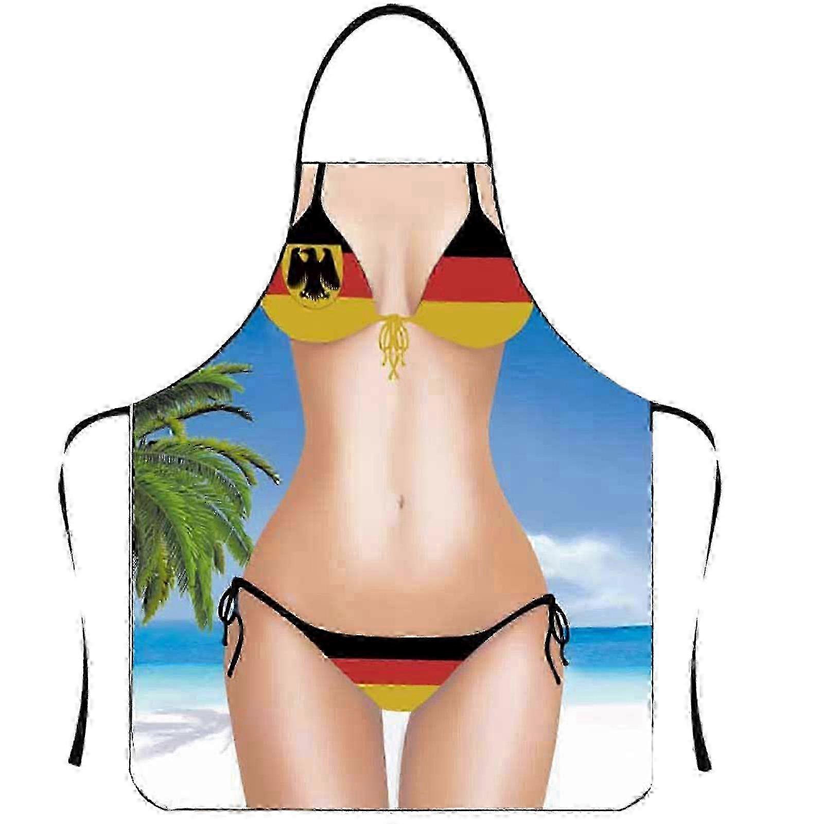 Adjustable Waterproof Apron Novelty Print