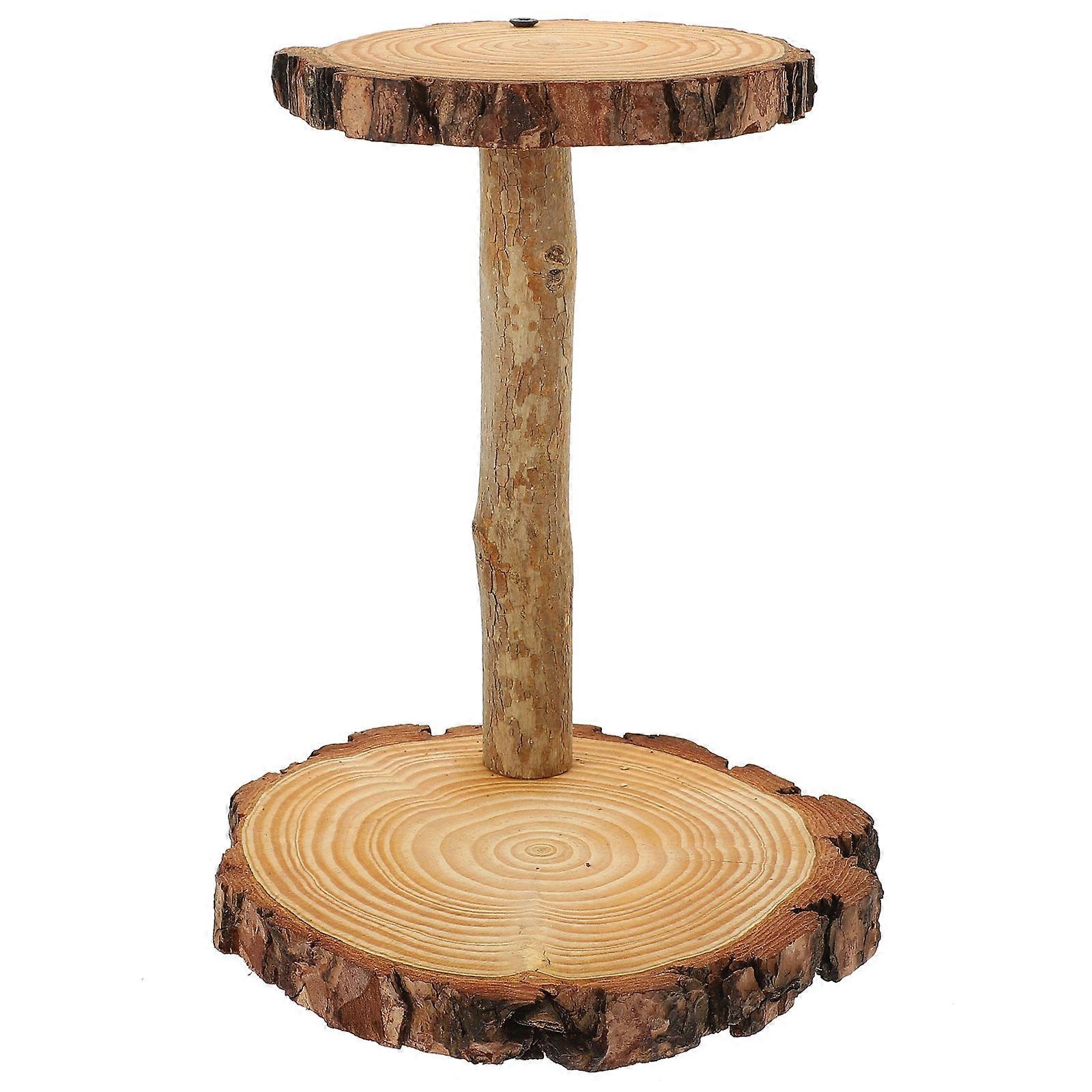 Household Dessert Rack Wooden for Cake Display Multi-Function Stand