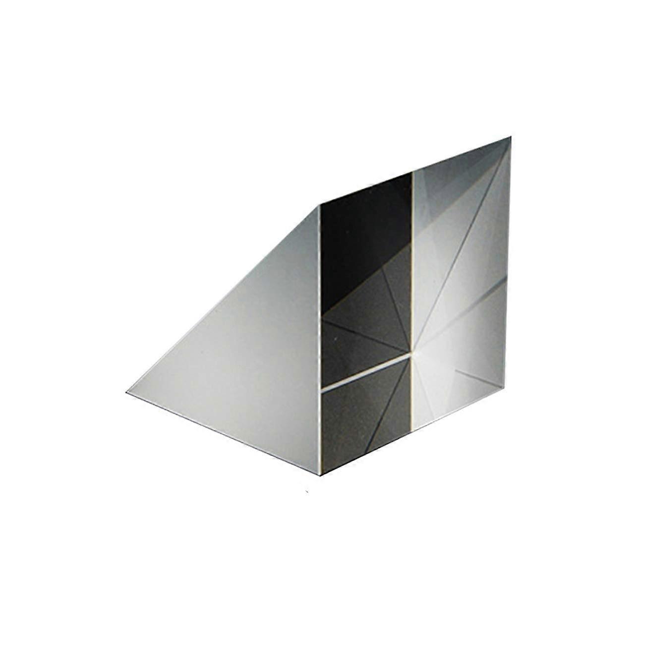 K9 Optical Glass Triangular Prism for Physics Teaching Light Refraction and Rainbow Spectrum Display
