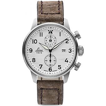 Laco Bern kvarts analog man klocka med nötnappa armband 861974