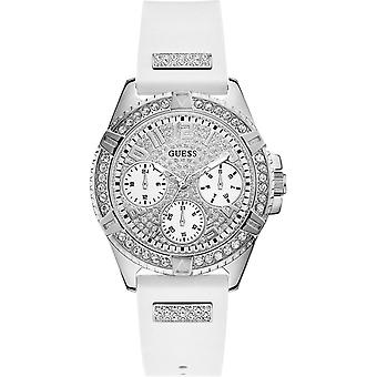 Guess frontier Quartz Analog Woman Watch with W1160L4 Silicone Bracelet