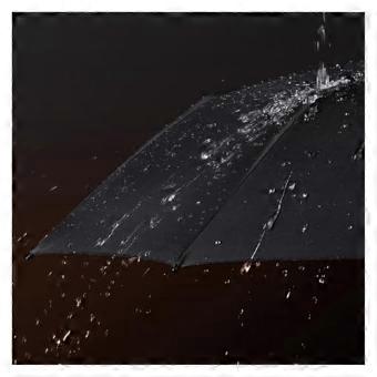 Windproof Travel Umbrella Automatic Folding with Reinforced Frame Large Sunproof Canopy for Rain and Sun