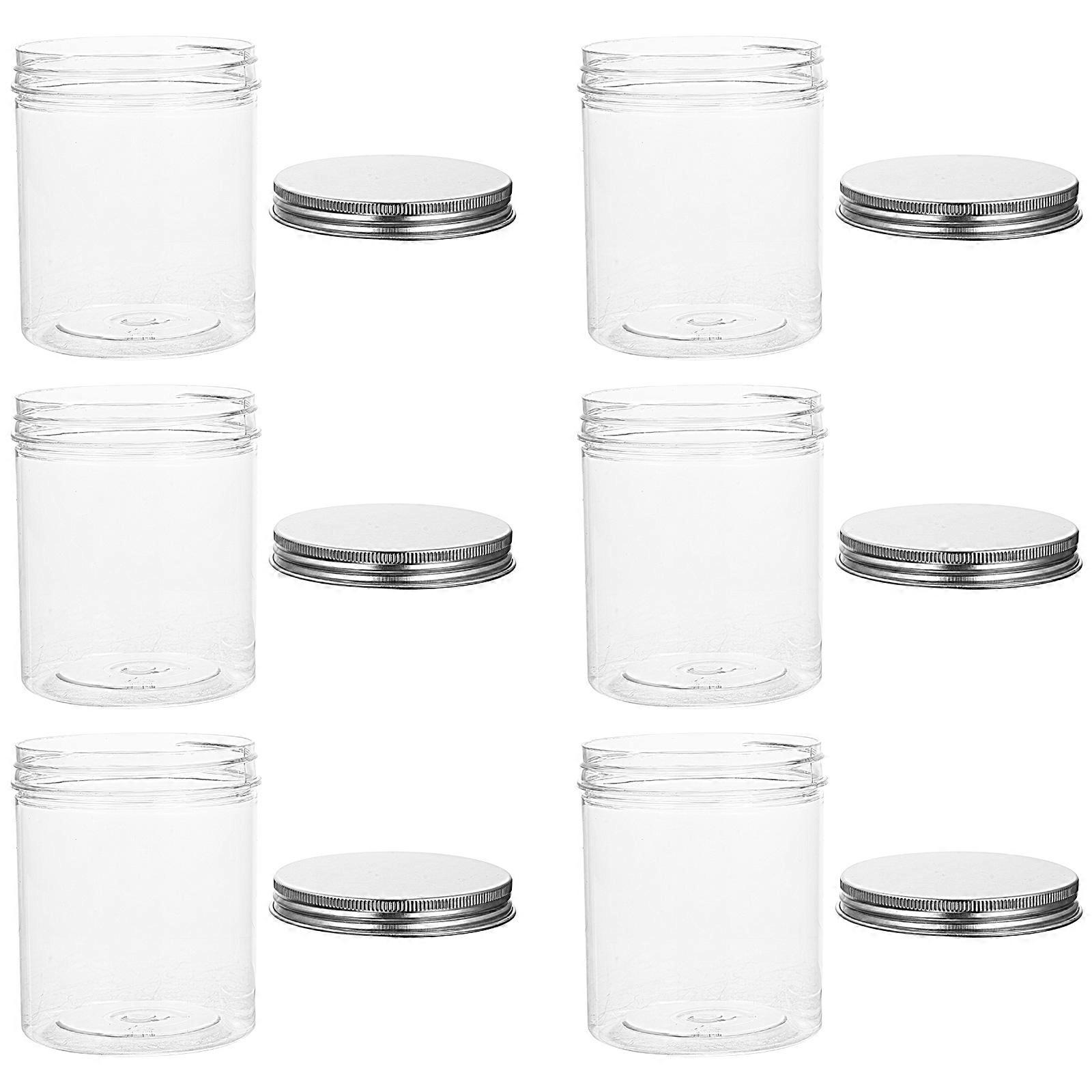Biscuits Jar Transparent Container for Storage 12Pcs Kitchen Snack Use