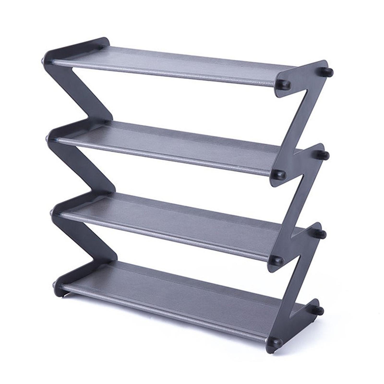 Stackable Shoe Organizer 4/5 Tier Multi-layer Shoe Storage Organizer