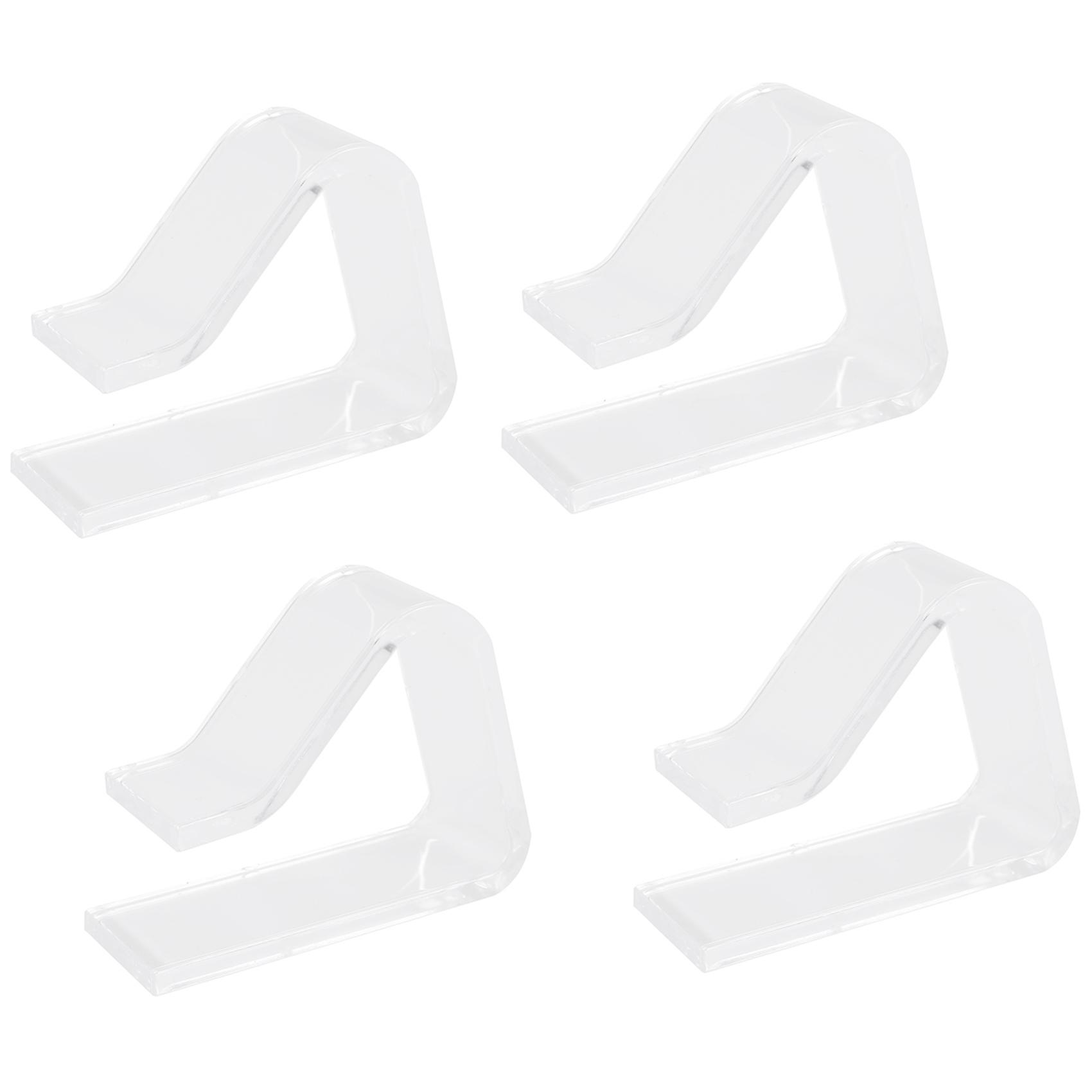 4 Pieces Picnic Clips, Spring Tablecloths Tablecloth Clip, Transparent