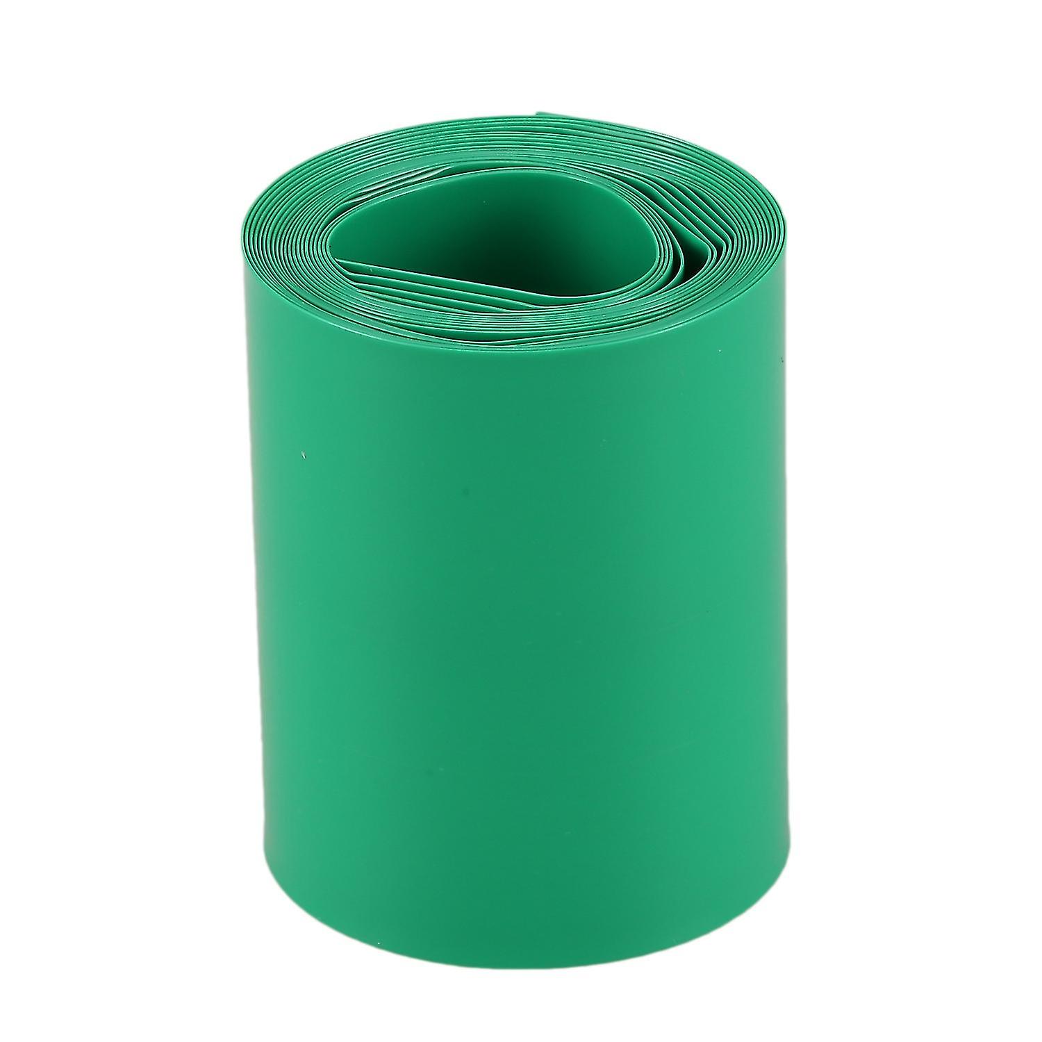2m 50mm involucro di tubi termorestringenti in PVC verde scuro per 2 x