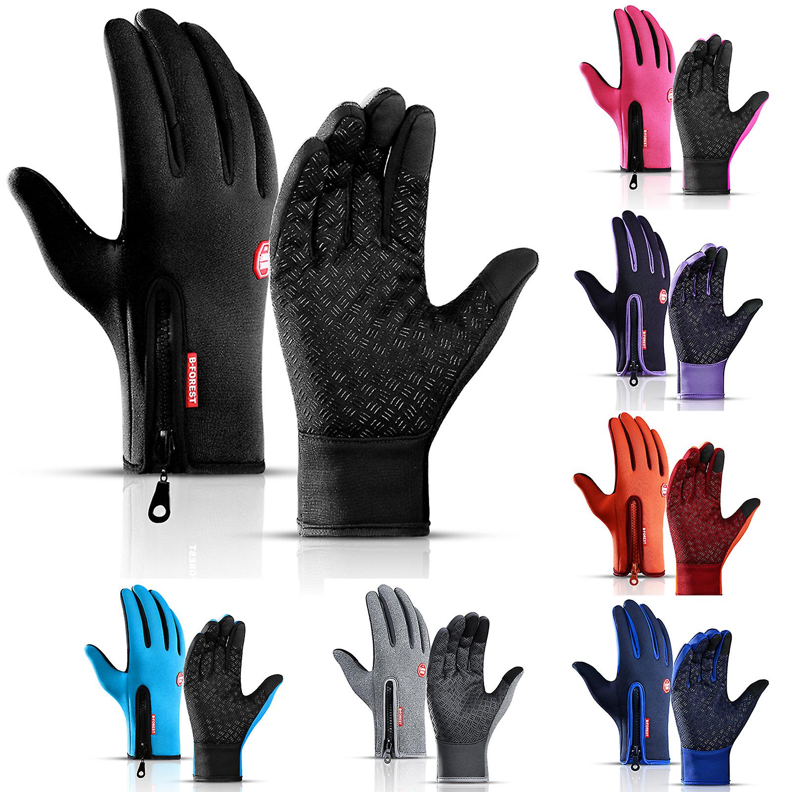 Cycling Gloves Touchscreen Waterproof Fleece Thermal Sports Gloves