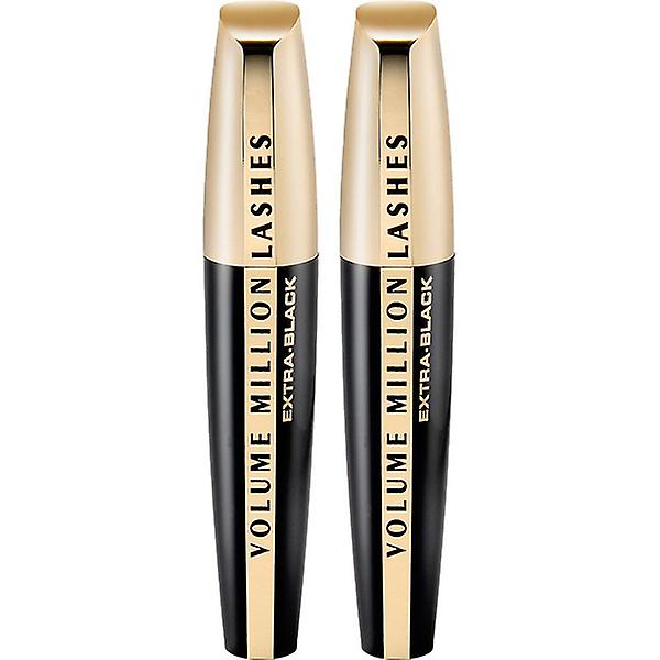 2er Pack L'Oréal Paris Volume Million Lashes Mascara Extra Schwarz 9ml