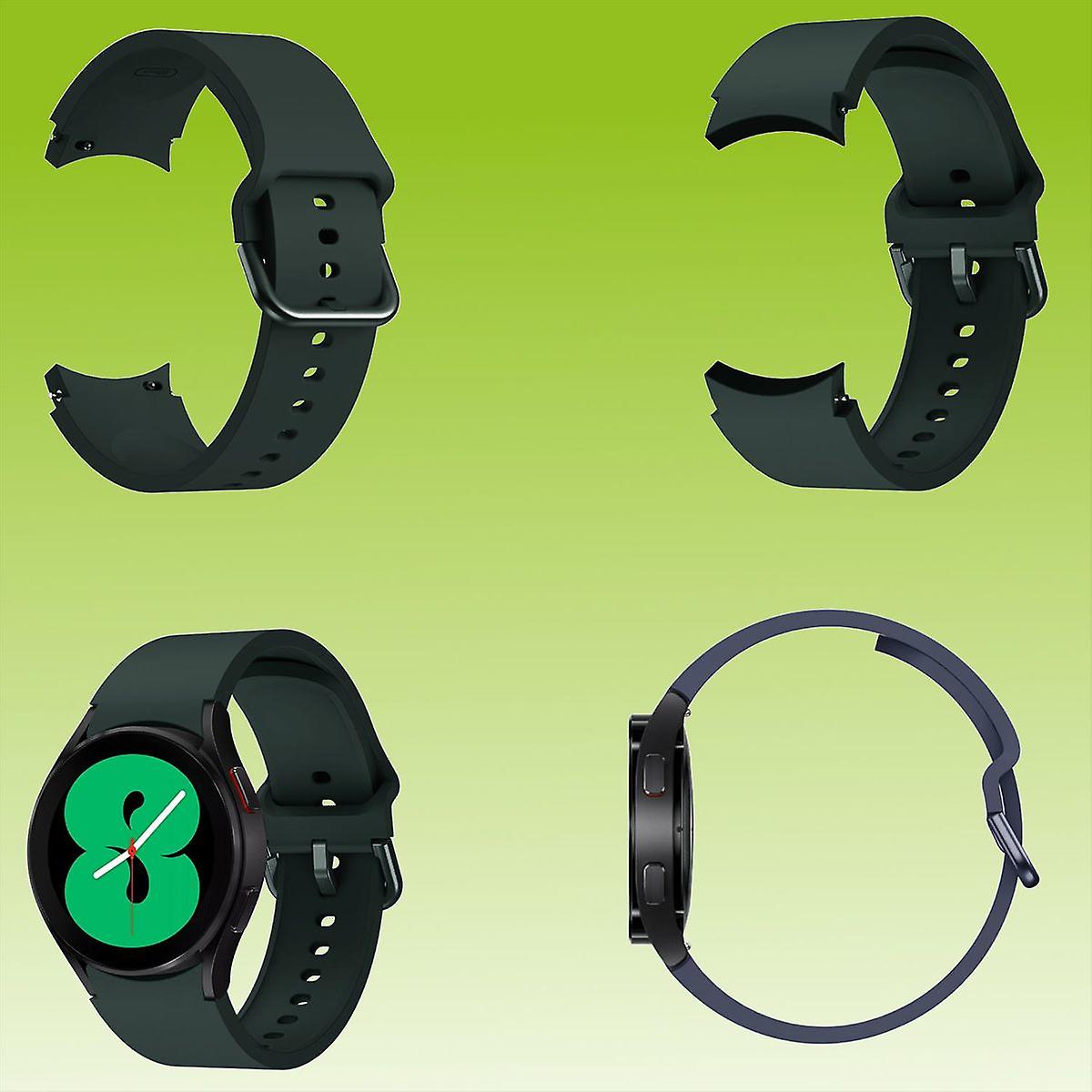 For Samsung Galaxy Watch FE 6 5 4 Normal Pro Classic Silicone Strap