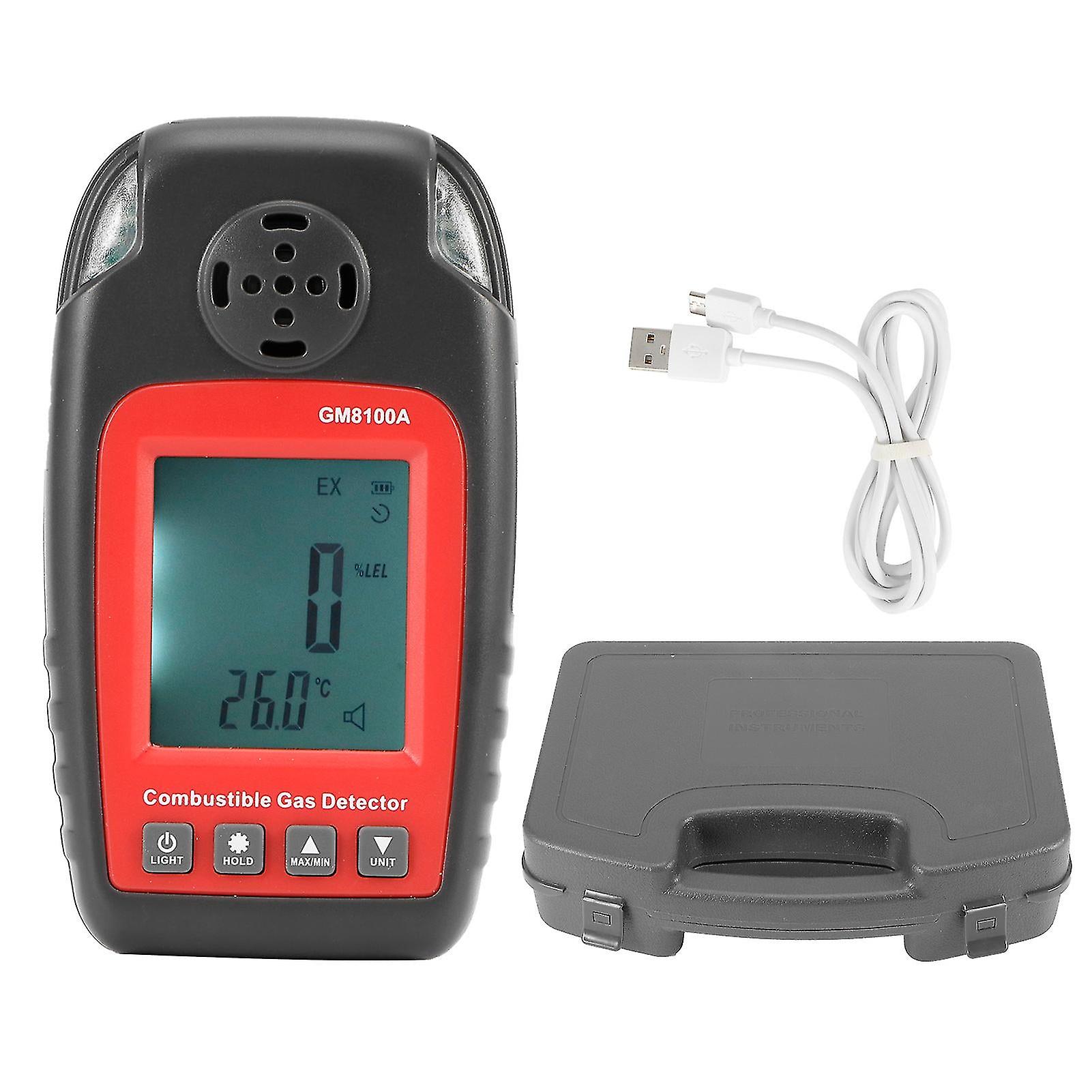 3.6V Combustible Gas Detector With Indicator Light Sound Alarm For Co Carbon Monoxide Biogas