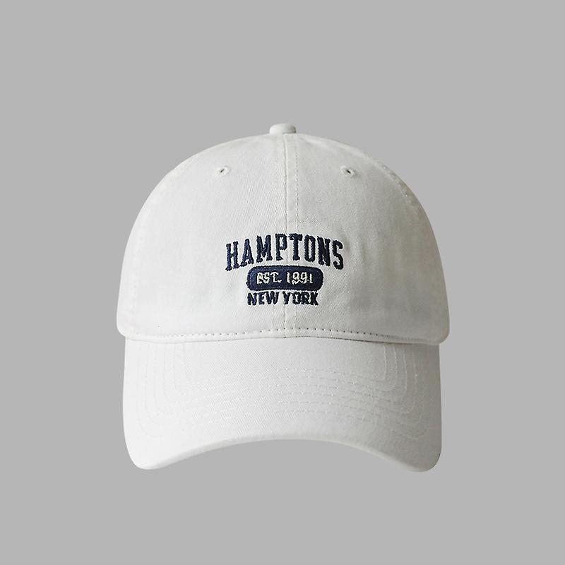 Lettered brodert baseball cap