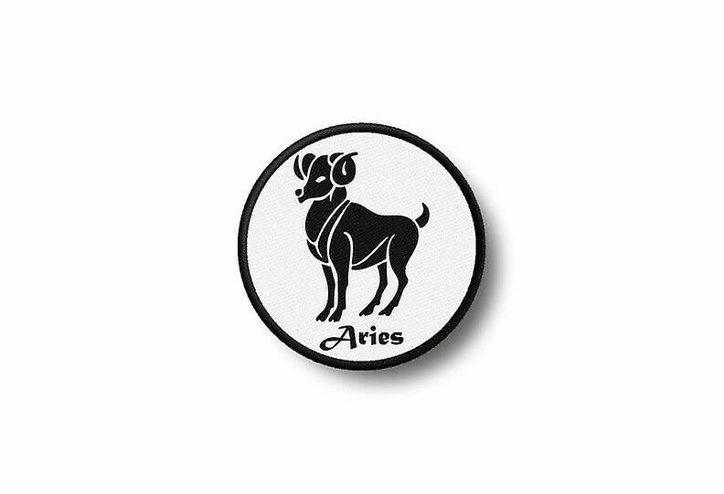 Patch Badge Ecusson Brode Prints Thermocollant Zodiac Sign Aries Bellier