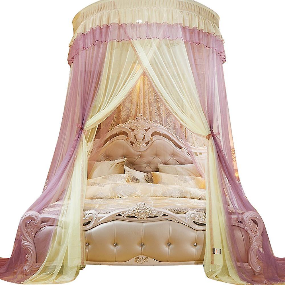 ZHOUBA Ménage Dôme Princesse Lit Rideau Canopy Enfants Chambre Moustique Mouche Moustique Mouillotte