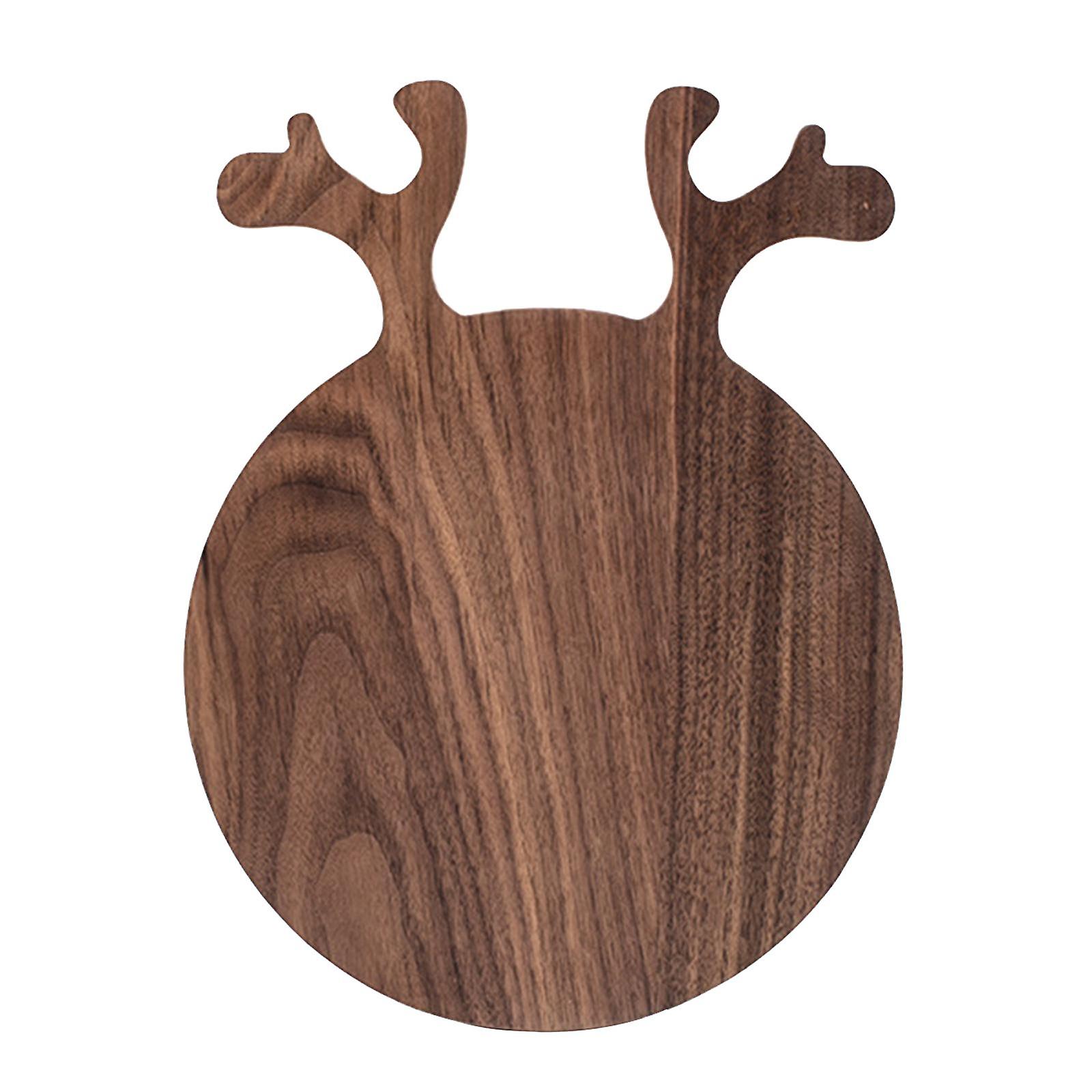 Cutting Board Snack Tray Chopping Board Baking Tool for Kitchen Black Walnut