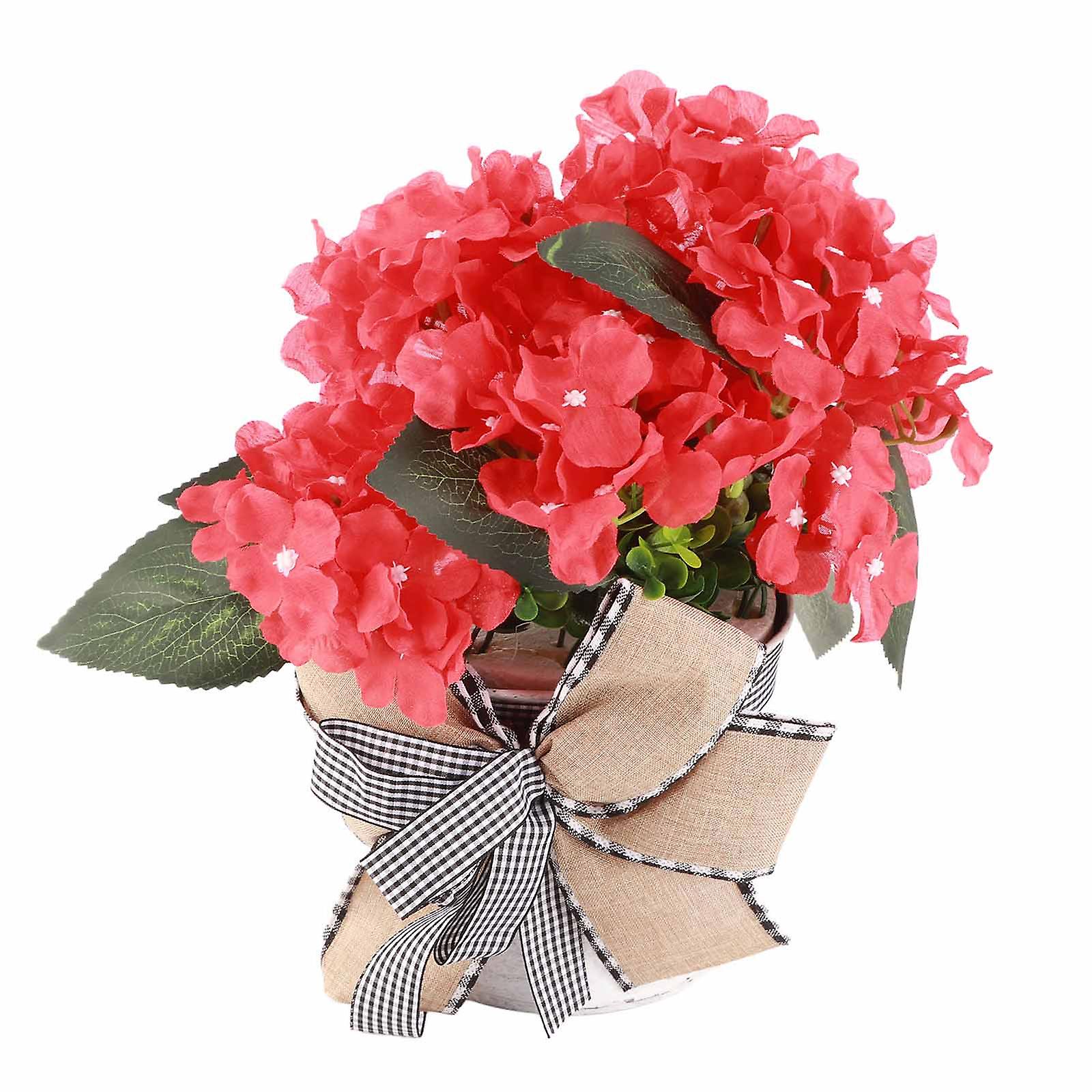 Geranium Wreath, Front Door, Red Geranium, Black White Grid