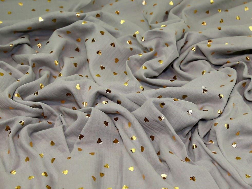 Minerva Foil Cotton Double Gauze