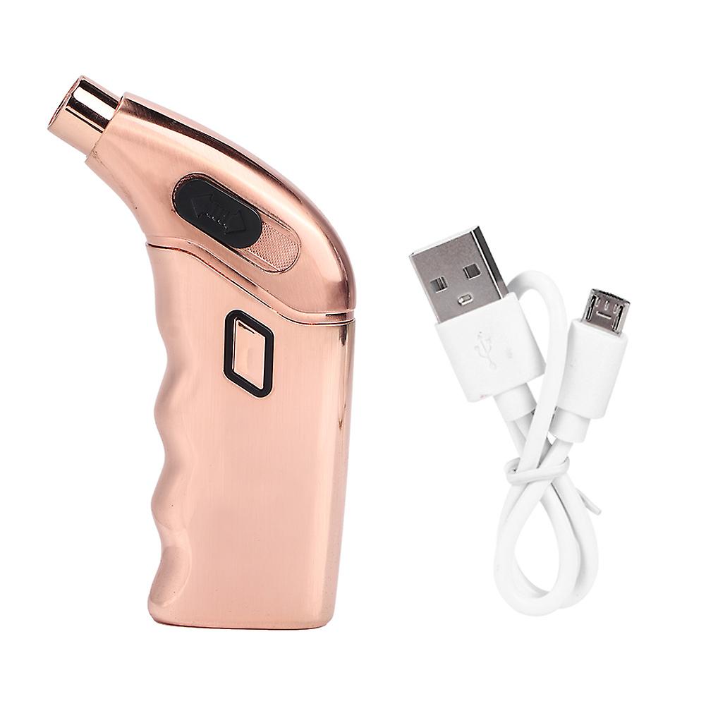 Angled Flame Torch, Small Metal Lighter With Triple Arc Plasma And Electric Heating Wire, Matrix Contemporary Design For Precise Burn Range And Silky