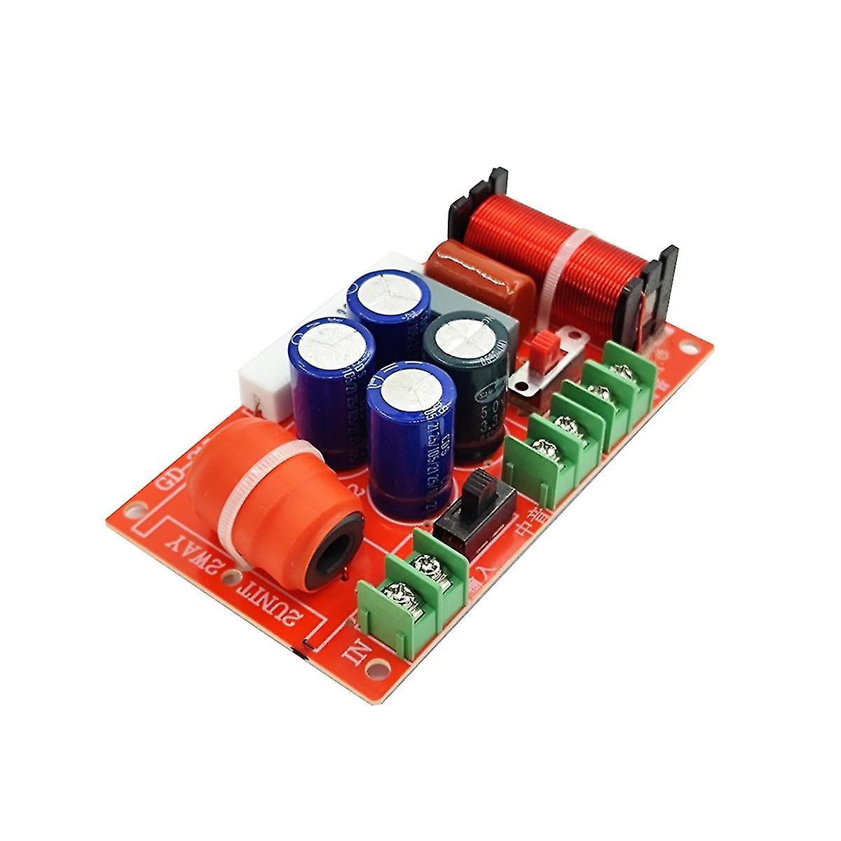 2 Way Treble Midrange Crossover Car Frequency Divider Speaker Modification Sound Quality Divider Ca