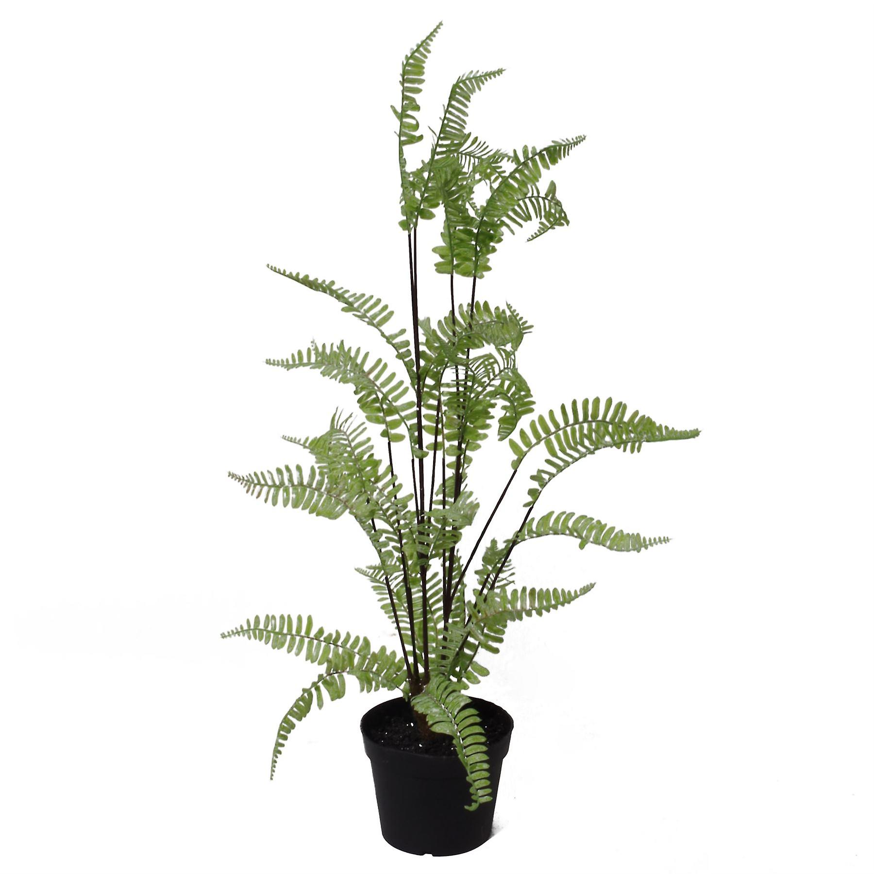 70cm Artificial Silver Leaf Fern Foliage Plant