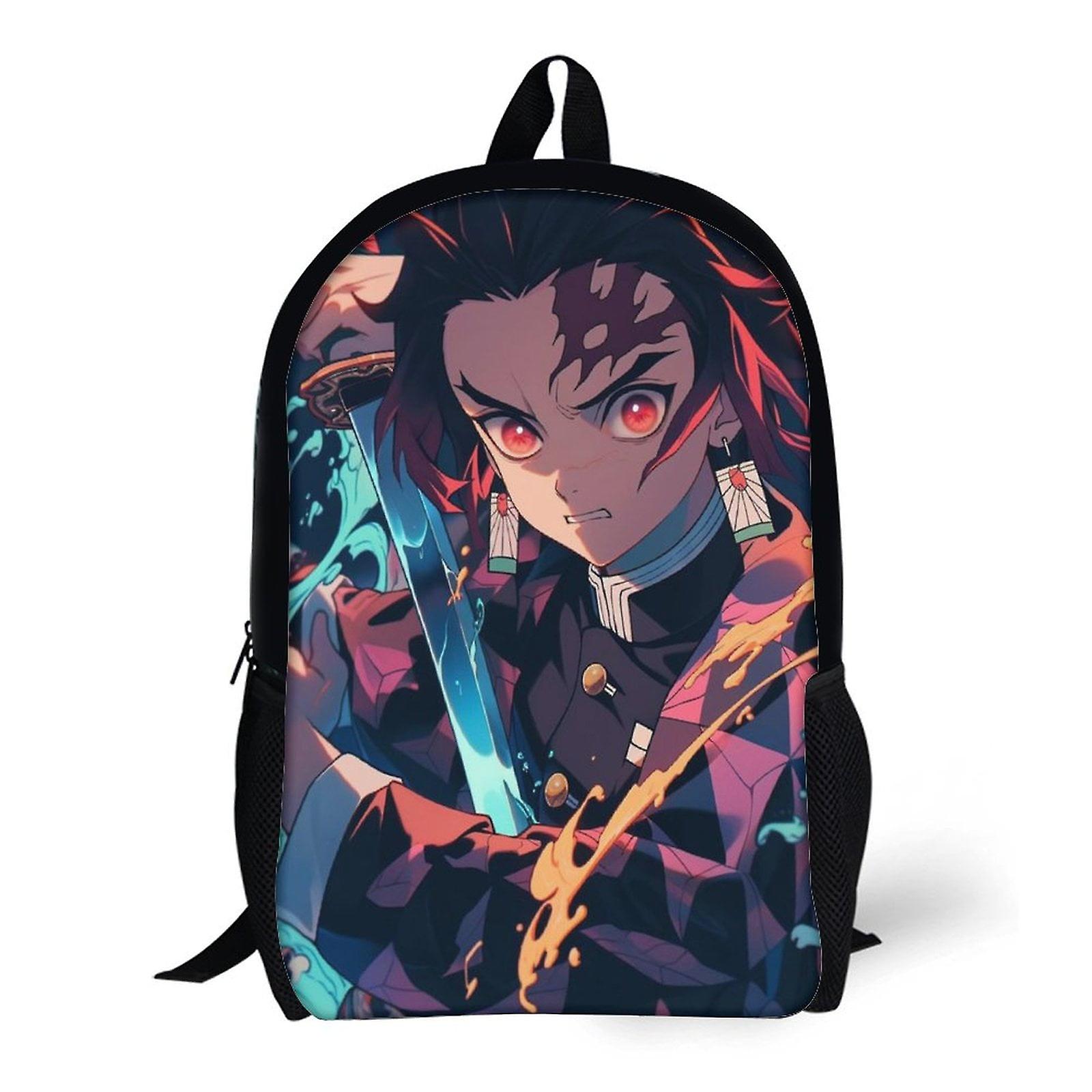 Demon Slayer  Shoulder Backpack School Bookbag