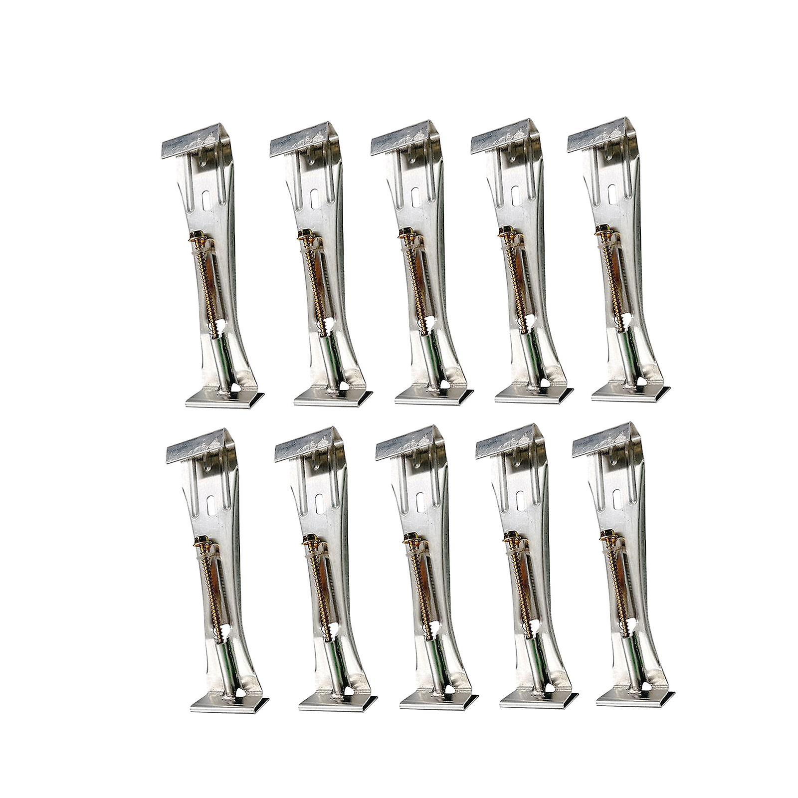 10Pcs Gutter Hangers Bracket Clips for Fixing Sagging Rain Gutters Accessory 5inch