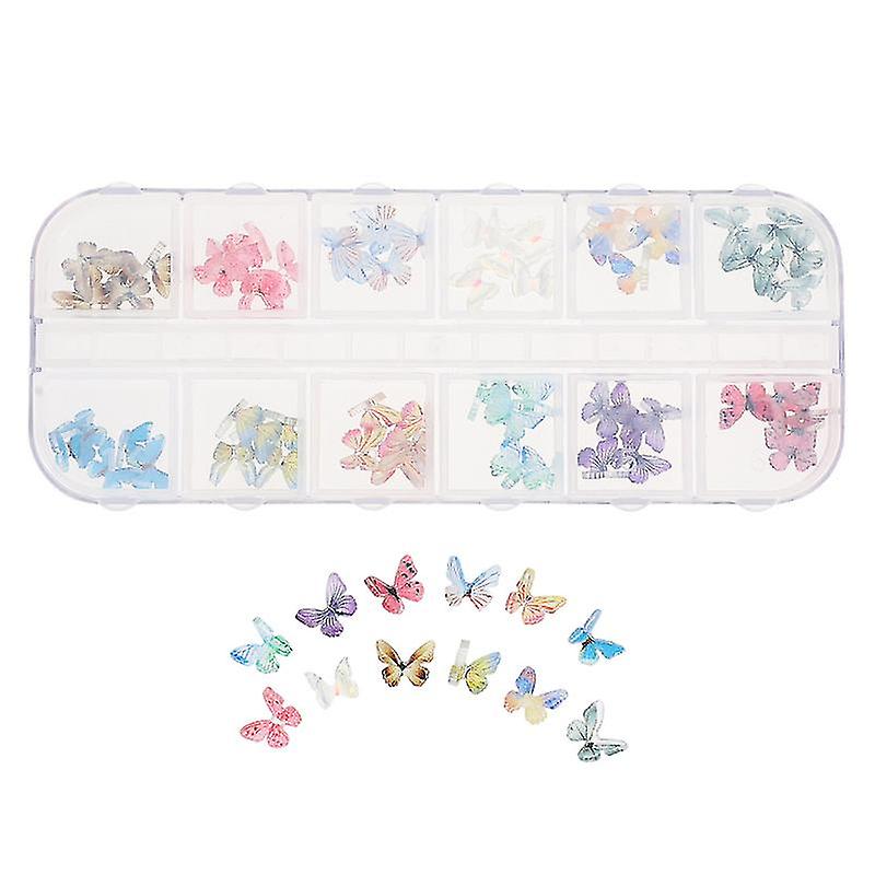 1pcs Butterflies Nail Decor