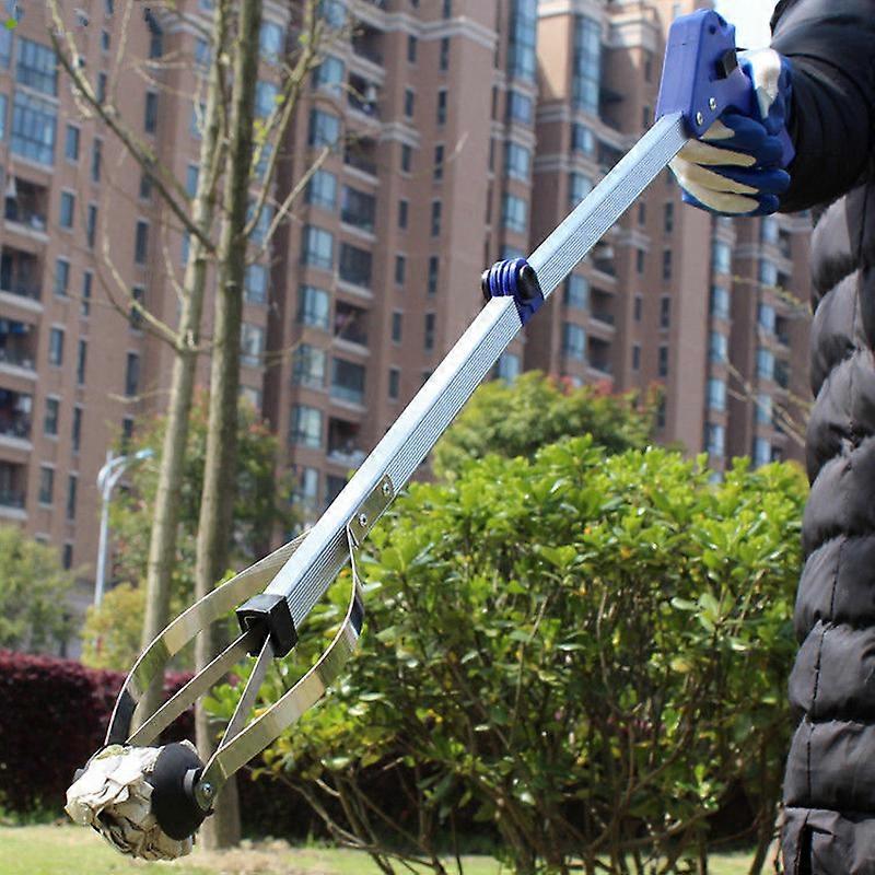 Foldable refuse collection pliers Long arm Hand grip tool Folding Save on refuse collection pliers