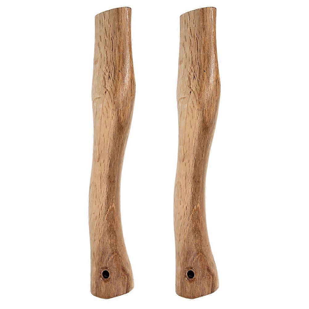 2pcs Axe Replacement Handle Axe Grip Wooden Axe Grip Wood Handle Replacement Convenient Axe Handle