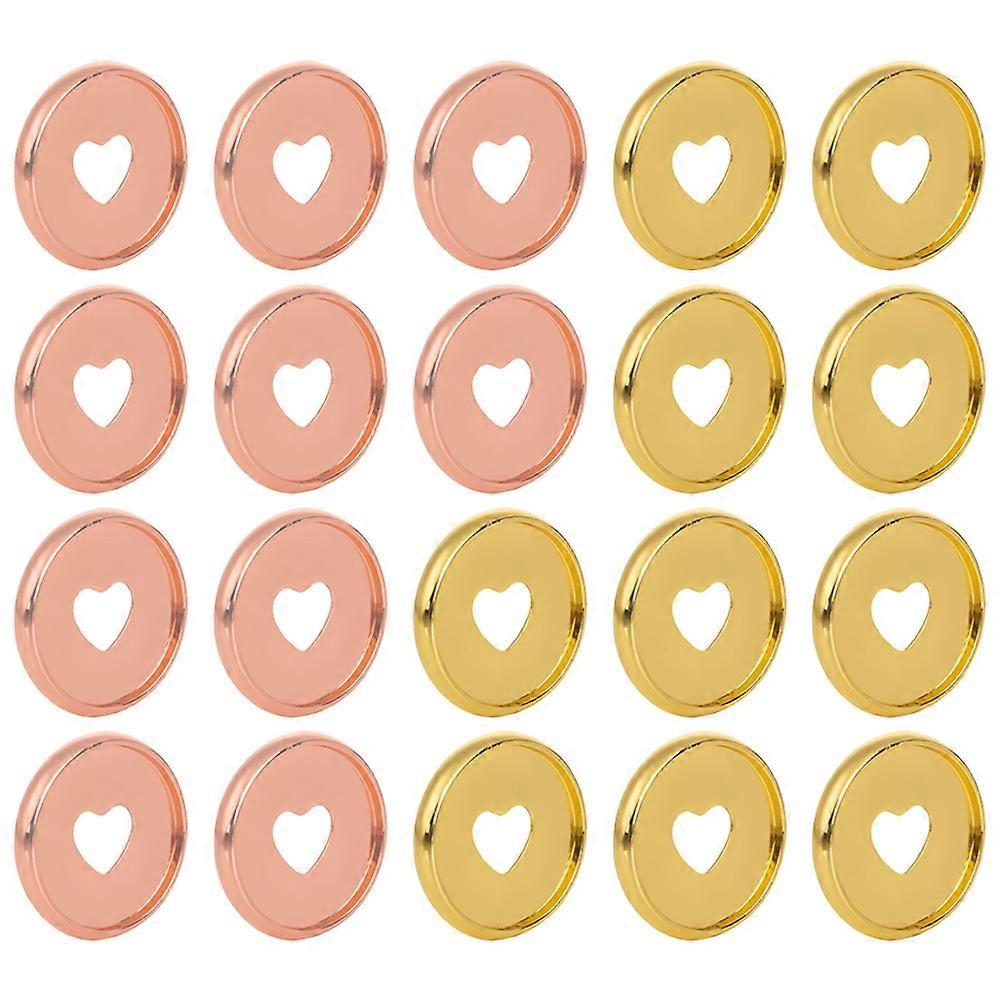 20Pcs Planner Discs Loose-leaf Bind Discs Binding Discs Small Binding Discs Notebook Binding Discs