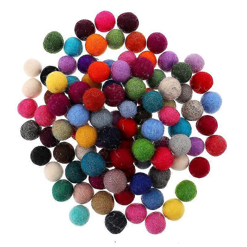 100pcs Diy Wool Felt Balls