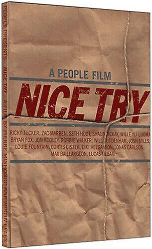 Nice Try DVD (2009) cert tc - Region 2