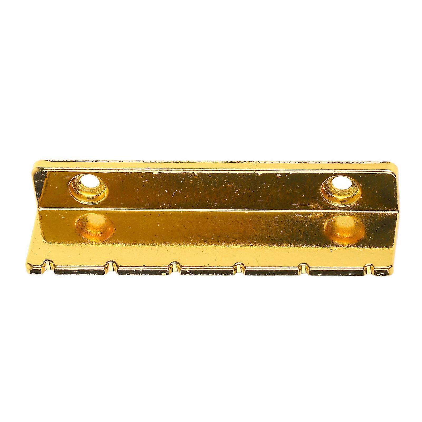 ギター L 字型ナット金属耐摩耗性電子ギタートップナット 2 取り付けネジとの交換用